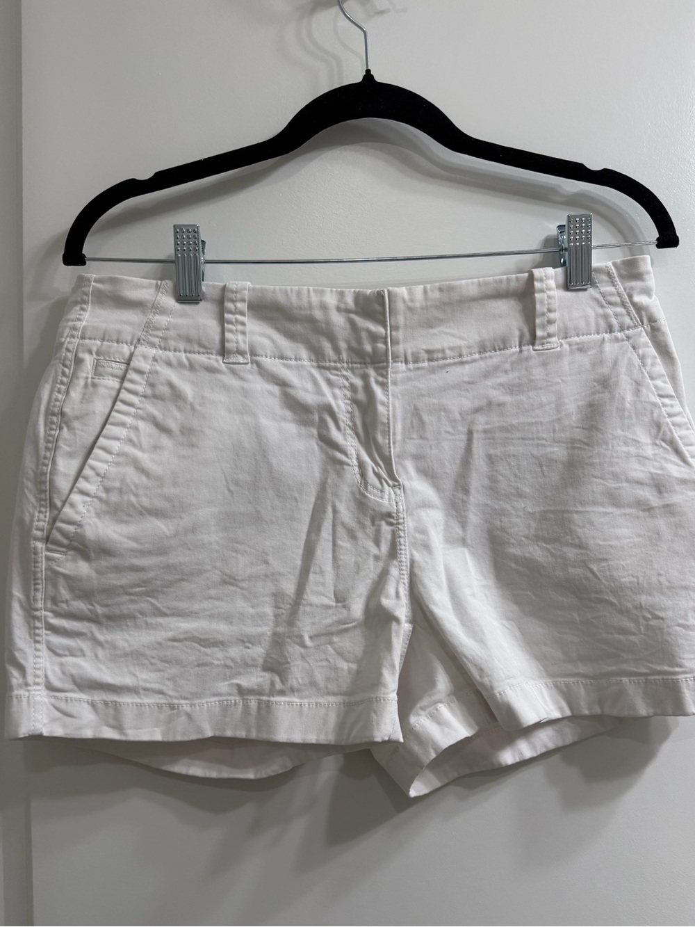Vineyard Vines White Cotton Blend Cargo Shorts